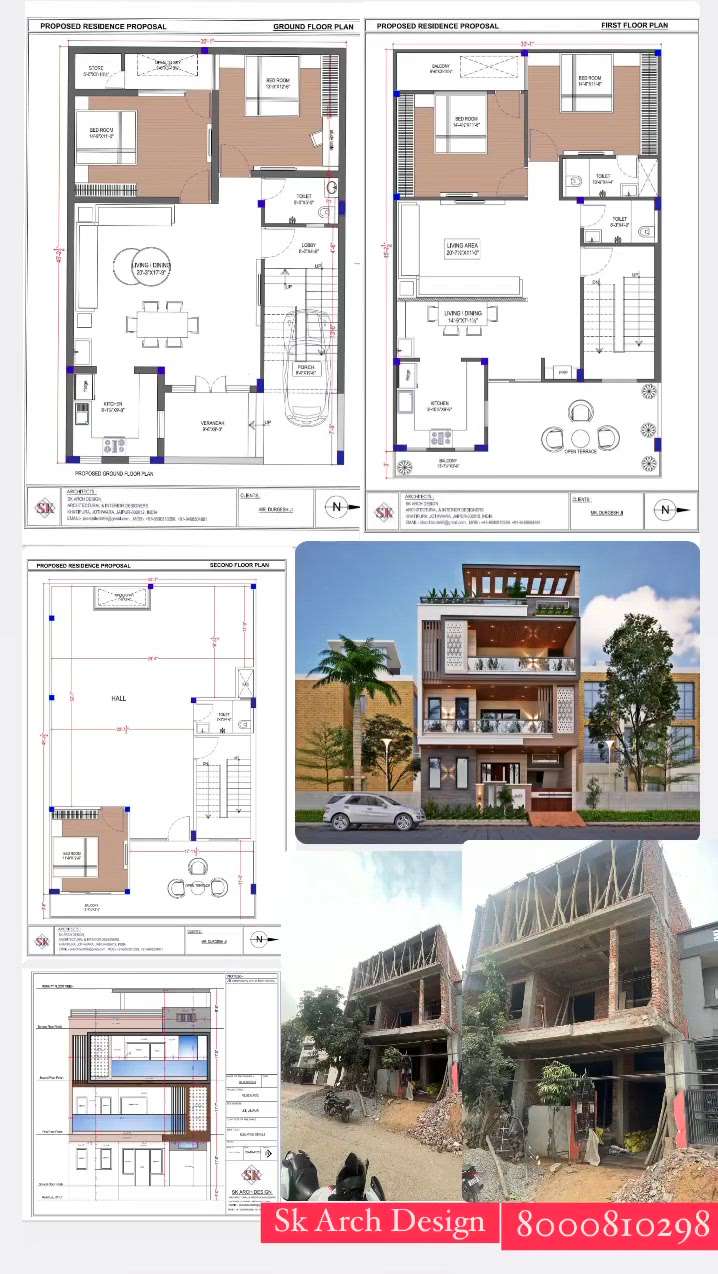 3 Floor  House Plan , Elevation and Construction Design 
.
.
.
Make 2D,3D according to vastu sastra give your plot size and requirements Tell me
(वास्तु शास्त्र से घर के नक्शे और डिजाईन बनवाने के लिए आप हम से  संपर्क कर सकते है )
Architect and Exterior, Interior Designer
.
Contact me on - 
SK ARCH DESIGN JAIPUR 
Email - skarchitects96@gmail.com
Website - www.skarchdesign96.com
Google - https://g.co/kgs/3zKqgE
Whatsapp - 
https://wa.me/message/ZNMVUL3RAHHDB1
Instagram - https://instagram.com/sk_arch_design?igshid=ZDdkNTZiNTM=
YouTube -https://youtube.com/@SKARCHDESIGN
Teligram -https://t.me/skarchitects96

Whatsapp - +918000810298
Contact- +918000810298
.
.
#exterior_Work #InteriorDesigner #HouseDesigns #houseplanning #Structural_Drawing #HouseConstruction #Architectural&nterior #designers #Electrical #rcpdrawing #coloumn_footing #StructureEngineer #plumbingdrawing #TraditionalHouse #Designs #houseviews #KitchenIdeas #roominterior #FlooringSolutions #FloorPlans #exteriordesigners