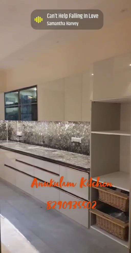 Kitchen in Poli Gloss finish.  Call for free consultation - 8290935502.  Plz visit our YouTube channel   https://www.youtube.com/channel/UC6CnpB9PHdhcvuGGNAj8HZA