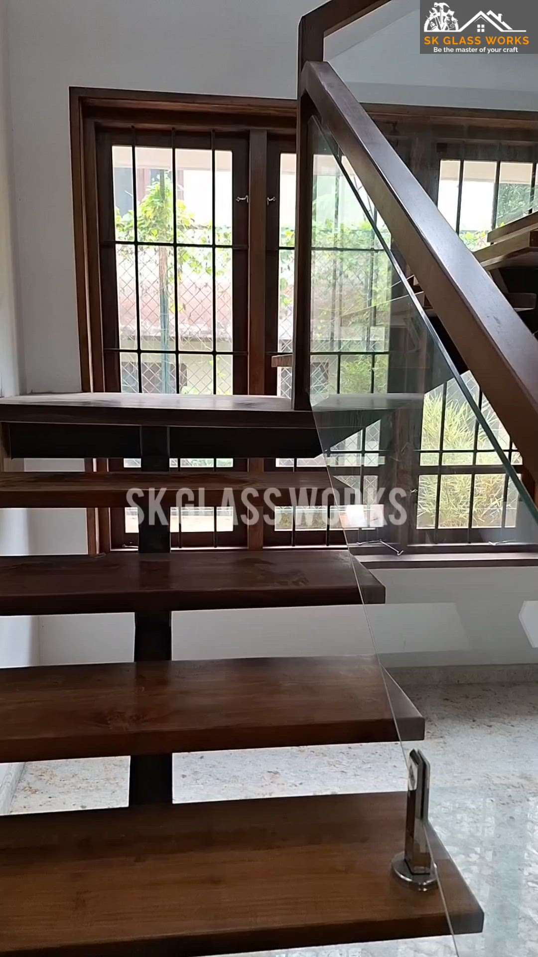 staircase handrails  contact us 8943432394 #GlassHandRailStaircase #handrailwork #Woodenhandrail #WoodenStaircase #woodenstair