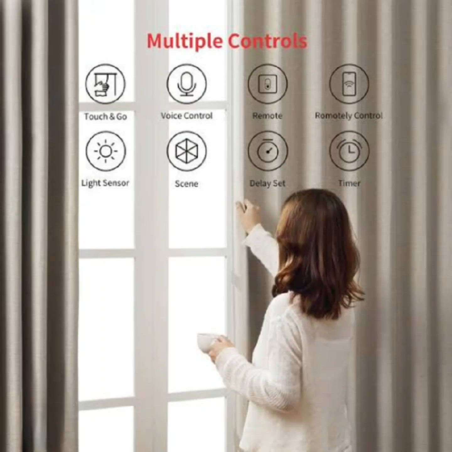 smart curtain 
motorized curtains