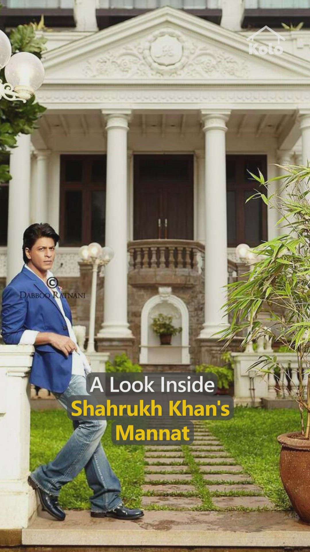 Shahrukh Khan's "Mannat"

Shahrukh Khan's Home - Mannat bungalow has six stories and it faces the Arabian Sea at Bandra Bandstand in Bandra West.

Designed by Gauri Khan and architect-desinger Kaif Faquih
Area : 27,000+ sqft
Floor : 6
Bedrooms : 5

The home theatre has red walls mounted with vintage posters of Bollywood classics like Sholay, Mughal-E-Azam and Ram Aur Shyam. It also has the famous Charlie Chaplin’s framed walking stick. 42 burgundy leather recliners, mahogany velvet walls, and an expansive movie collection are the contents of the theatre.
The terrace is another main part of the house from where the king greets his fans on special days.

Photo courtesy : @vogueindia
video credit: @kolo.kerala

Kolo - India’s Largest Home Construction Community :house:

#home #residence #shahrukhkhan #gaurikhan #mannat #srk #residencedesign #house #koloapp #keralagram #reelitfeelit #homedecor #homedesign #keralavibes #instagood #interiordesign #interior #interiordesigner