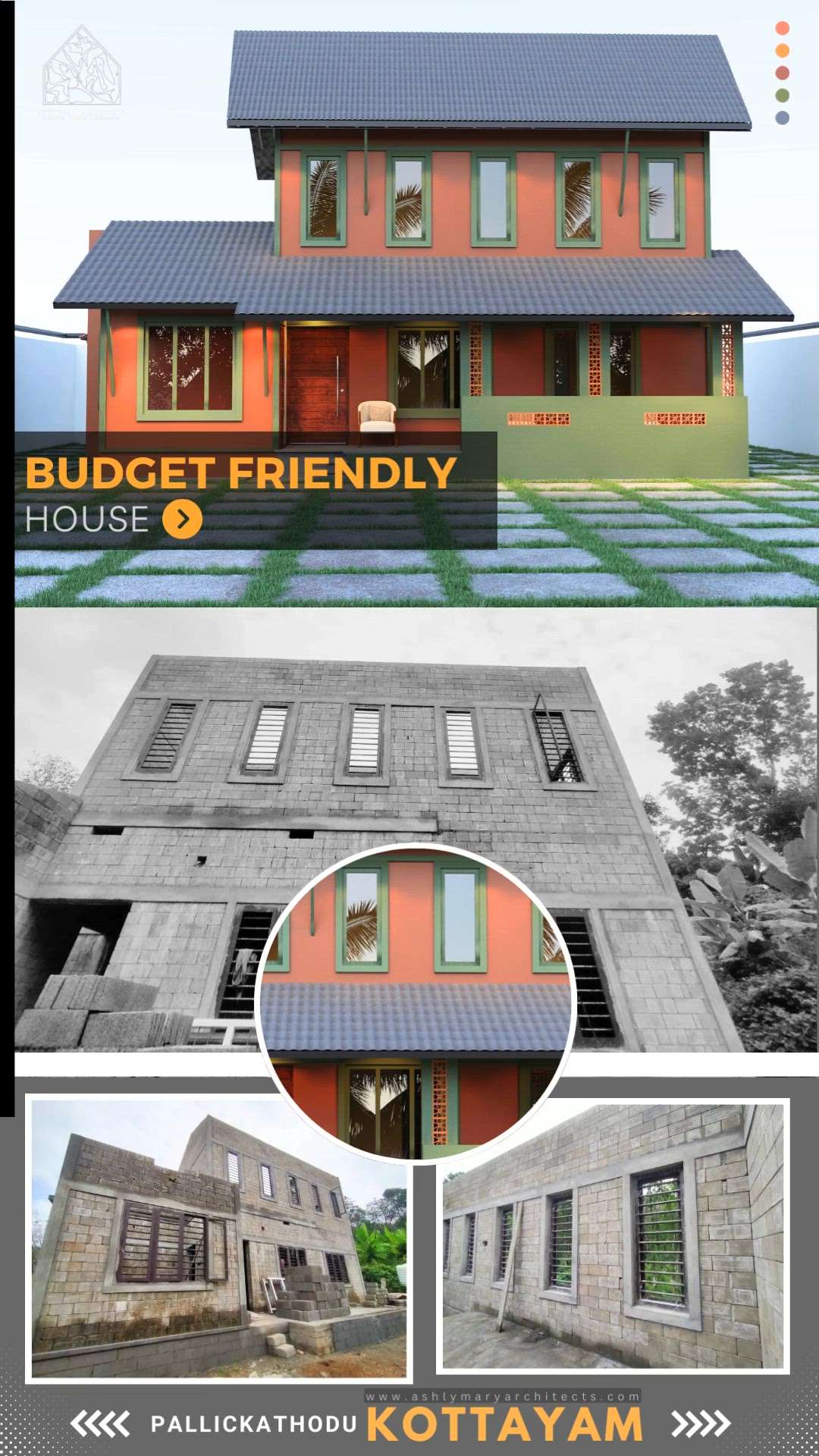 Budget friendly house
Ongoing Project.
Project Location.Pallickathodu.Kottayam.
#Architect  #lowcosthomes #budgethomes #HouseDesigns