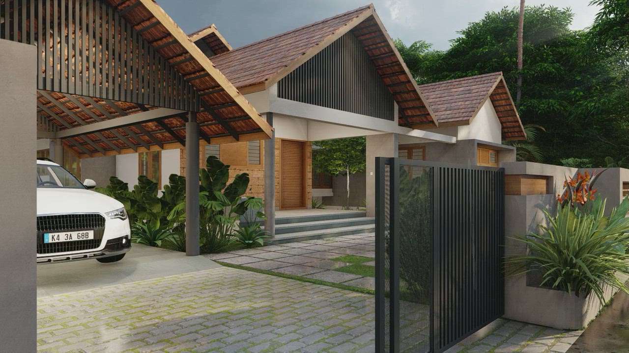 RESIDENCE AT WAYANAD
client : Akheesh
area : 2140 sqft
 #tropicalhouse #tropicalarchitecture  #KeralaStyleHouse #keralastyle #architecturedesigns #keralahomedesignz