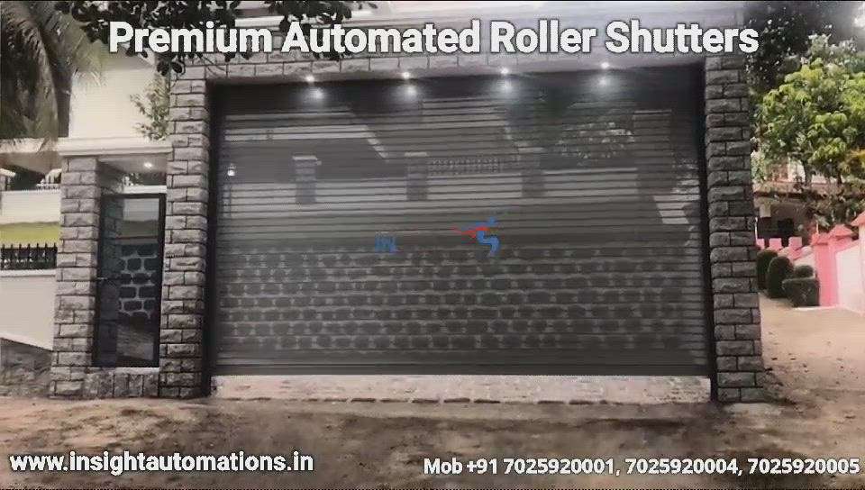 Premium Residential Rolling Shutters For Main Entrance
#insightautomations 
 #automaticgate
#automatic_shutters  #RollingShutters