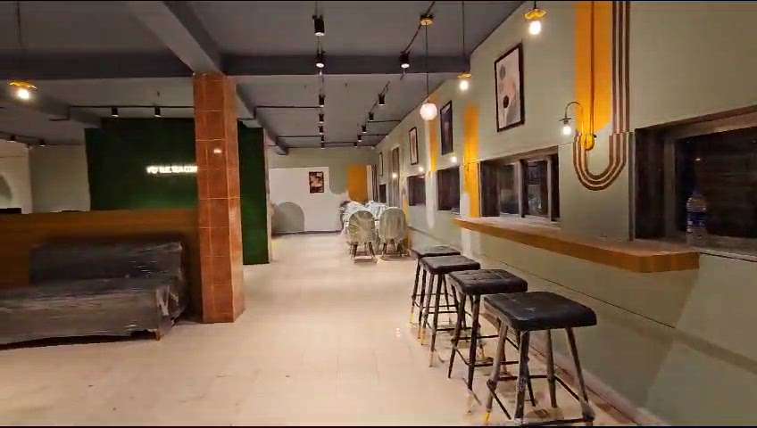 Low Budget Cafe Interior Done by Panchi Interior With Material work in Navsari  #cafedesign #cafeinterior #restaurant_bar_cafe_designer #Barcounter #bardesign #InteriorDesigner #Architectural&Interior