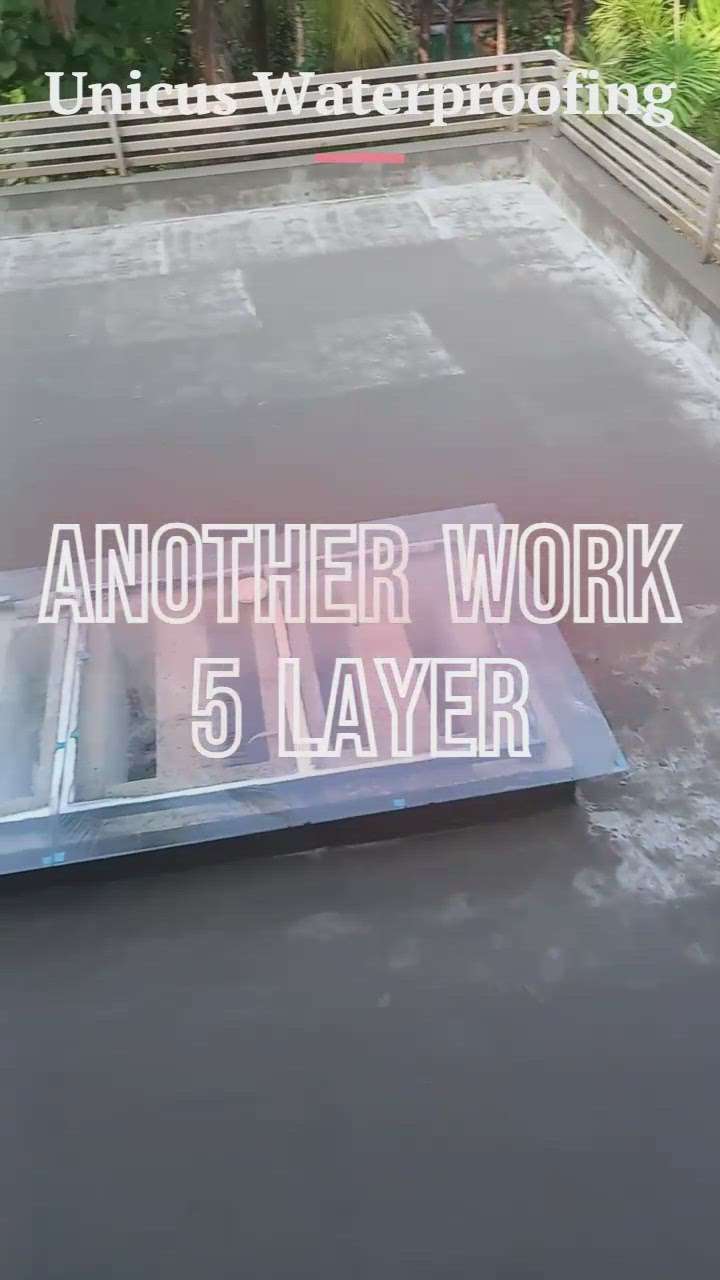 5 Layer waterproofing  #roofwaterproofing  #roofwaterproofingsystem #bathroomwaterproofing