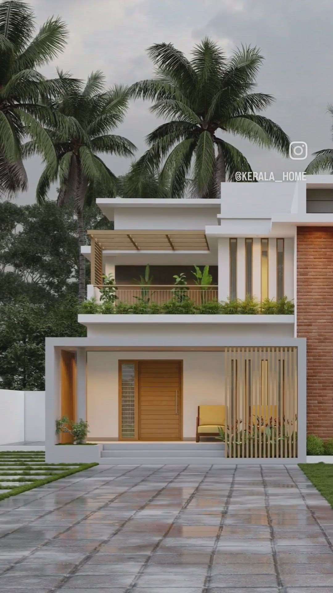 Proposed Residential Design 🤩✨🏡

Client : Manu
Place : Alappuzha

Area : 1950 sqr ft 
Specfn : 4 bhk