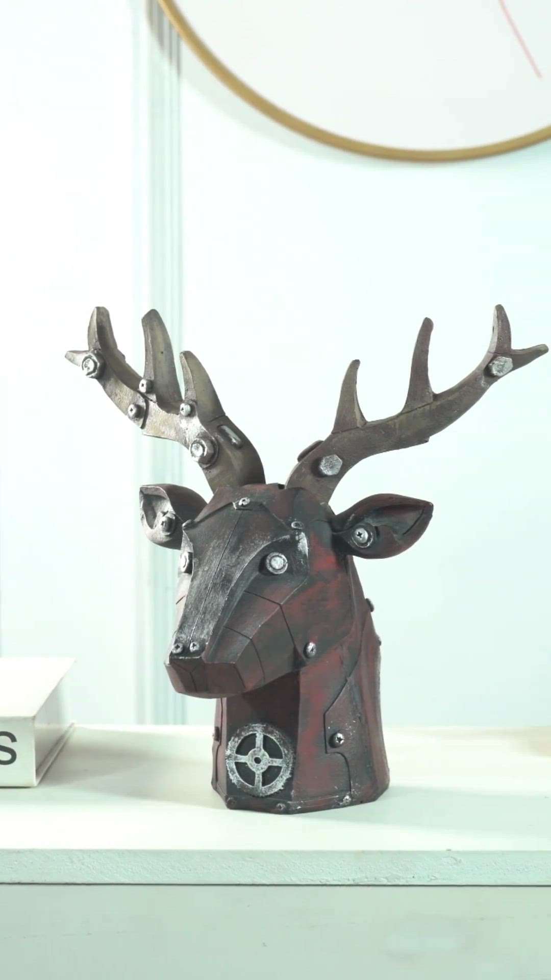 "Unlock the allure of nature and machinery with our Mechanical Majesty Deer Head Statue - where beauty meets innovation."

#decoryourhome #luxuryhome #luxuryhomedecor #art #theartment #thebest #decorshopping