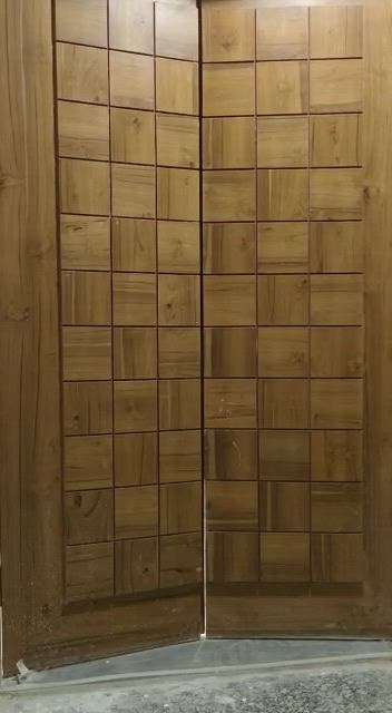 3d wall panel after installed