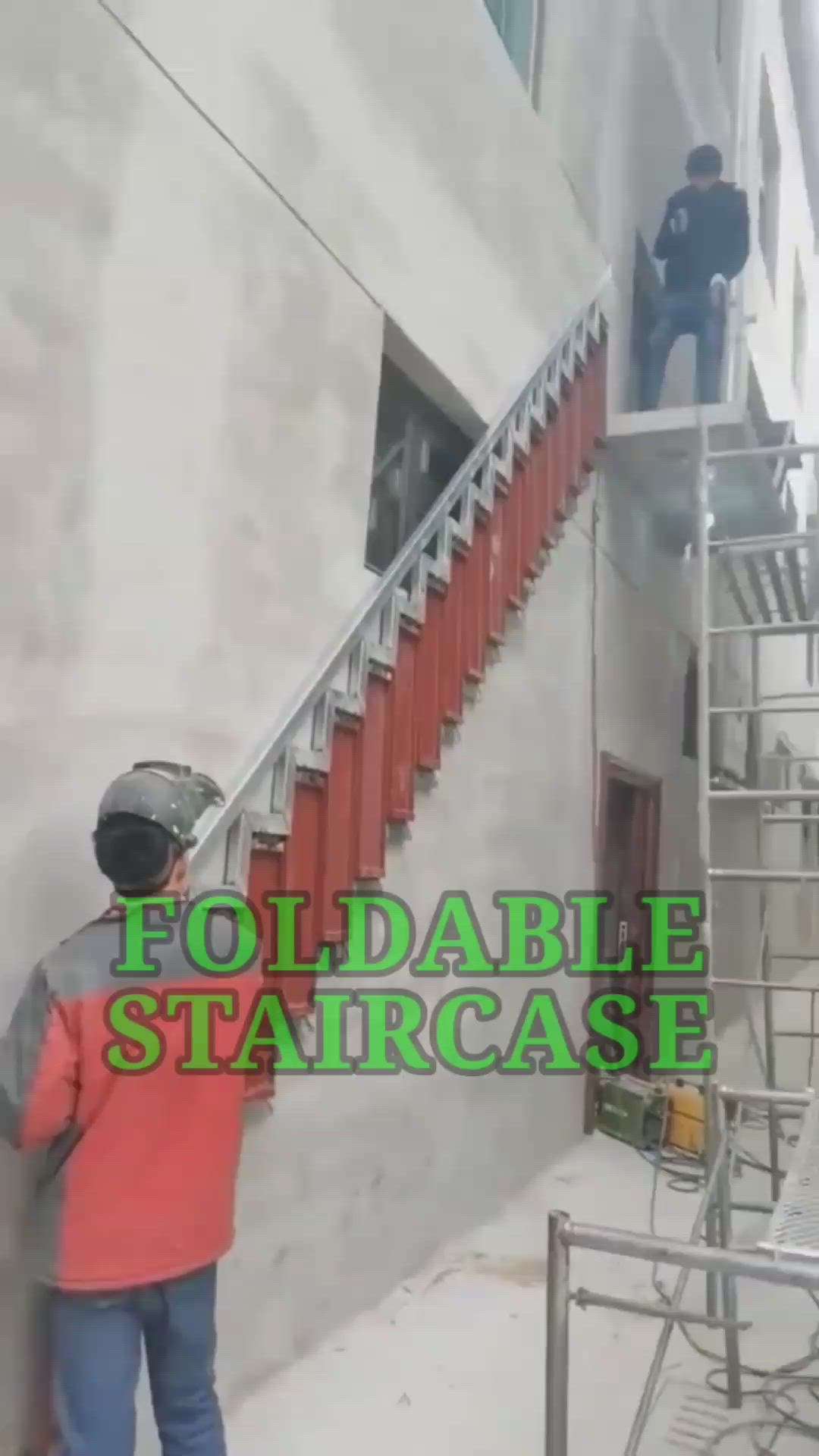 Foldable Staircase  #construction_ki_duniya