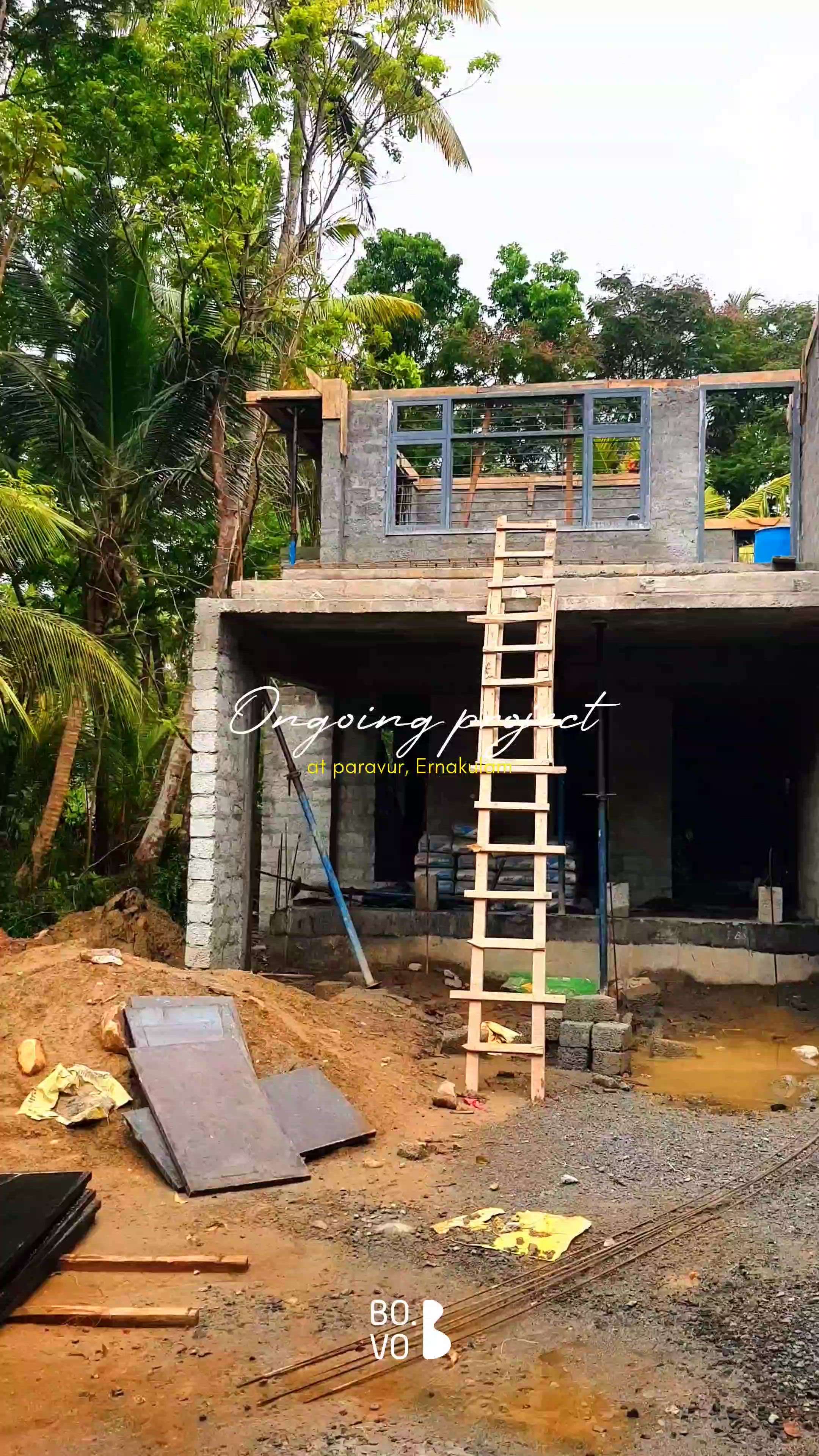Ongoing construction at paravur, Ernakulam. ✨  #architecturedesigns  #Architect  #InteriorDesigner  #HouseConstruction  #4BHKPlans