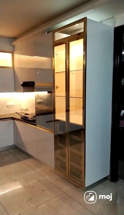#InteriorDesigner /ABS home interior
full Acrylic modular kitchen finish
8126687163