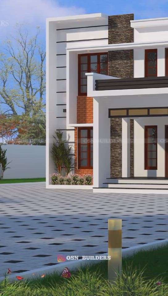 Contemporary House 1757 sqft,3 BHK #ContemporaryHouse  #budjecthomes  #KeralaStyleHouse  #CivilEngineer  #construction_company_alappuzha   #licensed