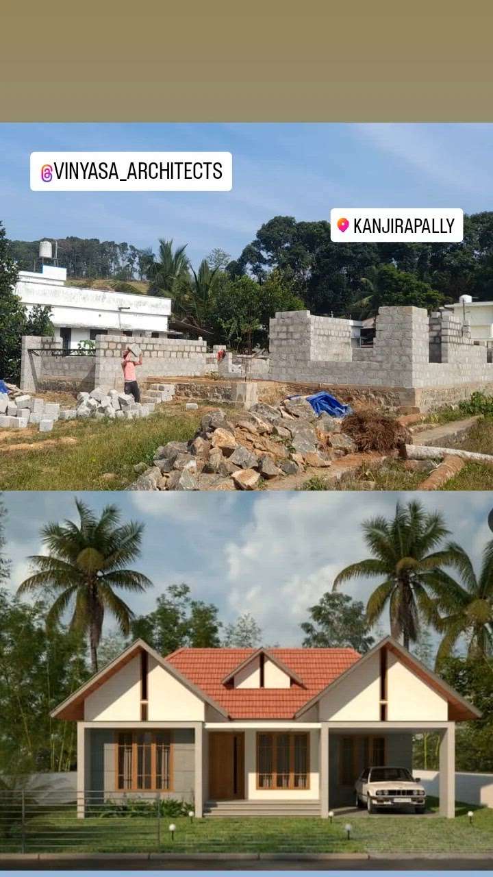 Ongoing Site... #Ongoing_project  #new_project  #runningproject  #KeralaStyleHouse  #keralastyle  #keralahomeplans  #TraditionalHouse  #trendingdesign  #climatedesign  #ongoing  #projects