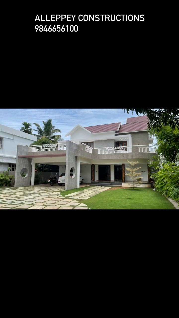 Mahesh home  #Alleppey Construction #Architectural&Interior  #HouseConstruction  # Resorts  #Comercial  # building Permit  #detail_estimate  #supervising
