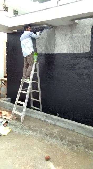 Complete care Waterproofing New work site from mavelikara... App membrane sheet work.. Primar coat....