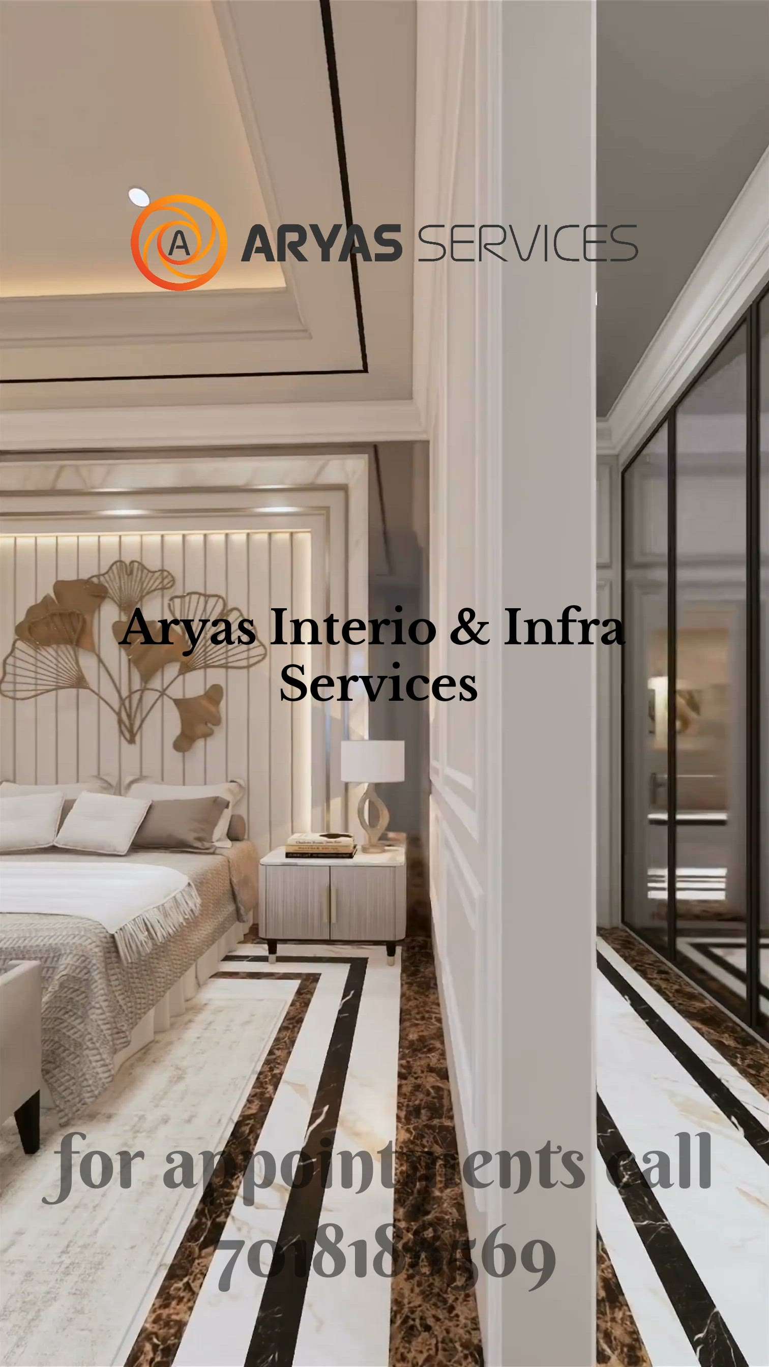 Premium and luxury best interior designer Delhi NCR 2024
Aryas interio and infra services
*_BEST INTERIOR, RENOVATION, MAINTENANCE & CONSTRUCTION WORK EXPERTS DELHI NCR_*

Greetings from Aryas Interio & Infra Services

Many  years of field experience in executing all types of maintenance, interior and construction work  . 
deals with the all type of commercial office, residential flat, villas, Homes interior, construction and maintenance work.
To know more visit us at
https://designinterios.com/portfolio
for appointments call at +91-7018188569
