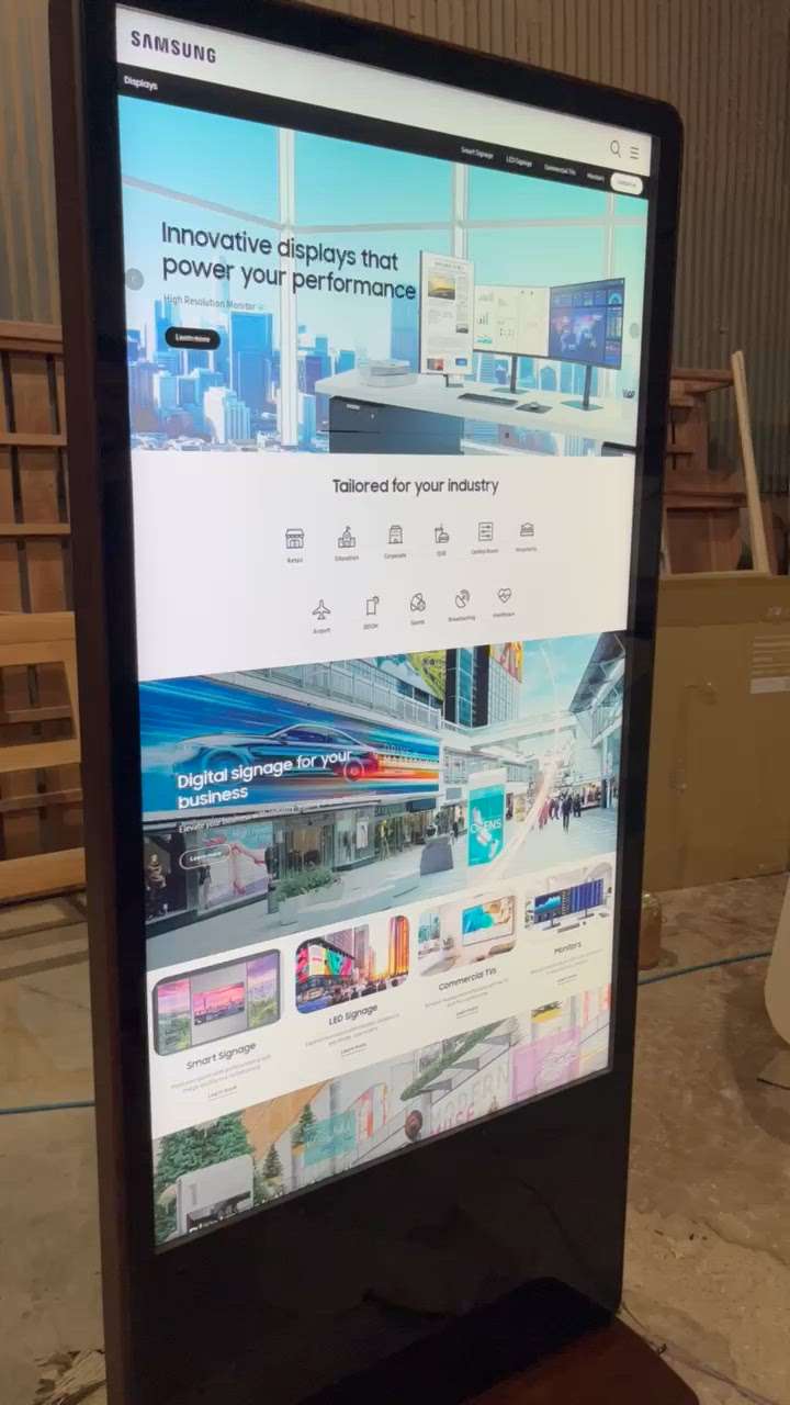 Samsung digital signage kiosk !!!

A design isn’t finished until someone is using it.
. 
.
For more details....
CUBIC DESIGNS 
Dial: 097467 70043, 9207222888

Store : @cubicdesigns 

Tag : #carefullycraftedbycubicdesigns 

Location: Calicut , Kerala 

@samsungindia 

@mefirst4you 

#samsung #kiosk #digitalkiosk #woodworking #wooddesign #furnituredesign #concept #newdesign #future #advertising #restaurant #hotel #corporate #resort #factory #mall #travelandtourism #hospitality #educationalinstitutions #medicalschool #school #college #madeinindia #instagram #kerala #ideas #adv #display #menudesign