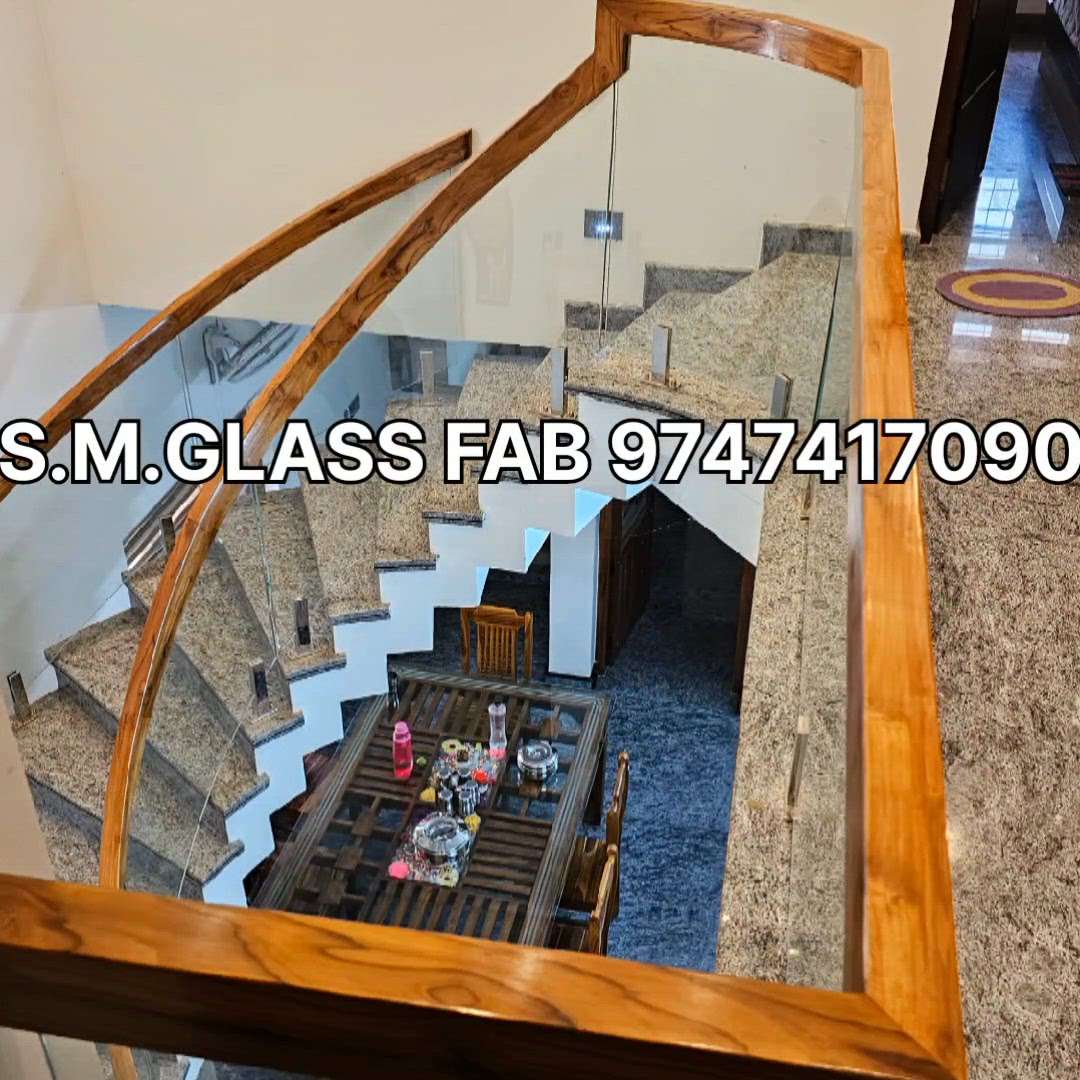 #GlassHandRailStaircase  #spiralstaircase  #WoodenStaircase  #handrailwork  #bendglass  #CurvedStaircase  #Toughened_Glass  #GlassBalconyRailing  #GlassBalconyRailing