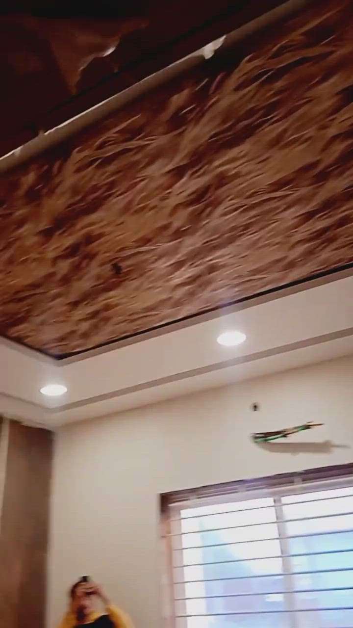 #HomeDecor wallpaper installed on Ceiling ✨✨
All interior exterior products are available for more details on dm.... 
#WallDecors #wallpaperprice #HomeDecor #InteriorDesigner