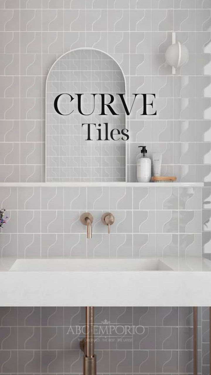 Introducing Curve Tiles, a design with a lot of personality which does not go unnoticed. It unites the strength of its right angles with a sinuous wave that invites us to rise, to ascend.

Visit our showrooms to see these translucent tiles in their  pure aesthetics.
#curvetiles #homerenovations #homedesignideas #ihavethisthingwithtiles #InteriorDesign #TileInspiration 
#TilesLover #TileWork #TileLife #TileDecor #TilesDesign #kerala #kochi #tileshop