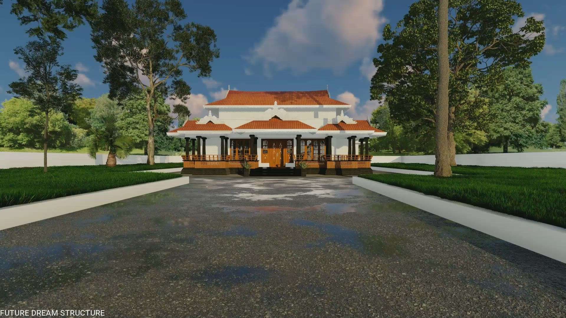 Design of a new house in Thrissur, edavilangu