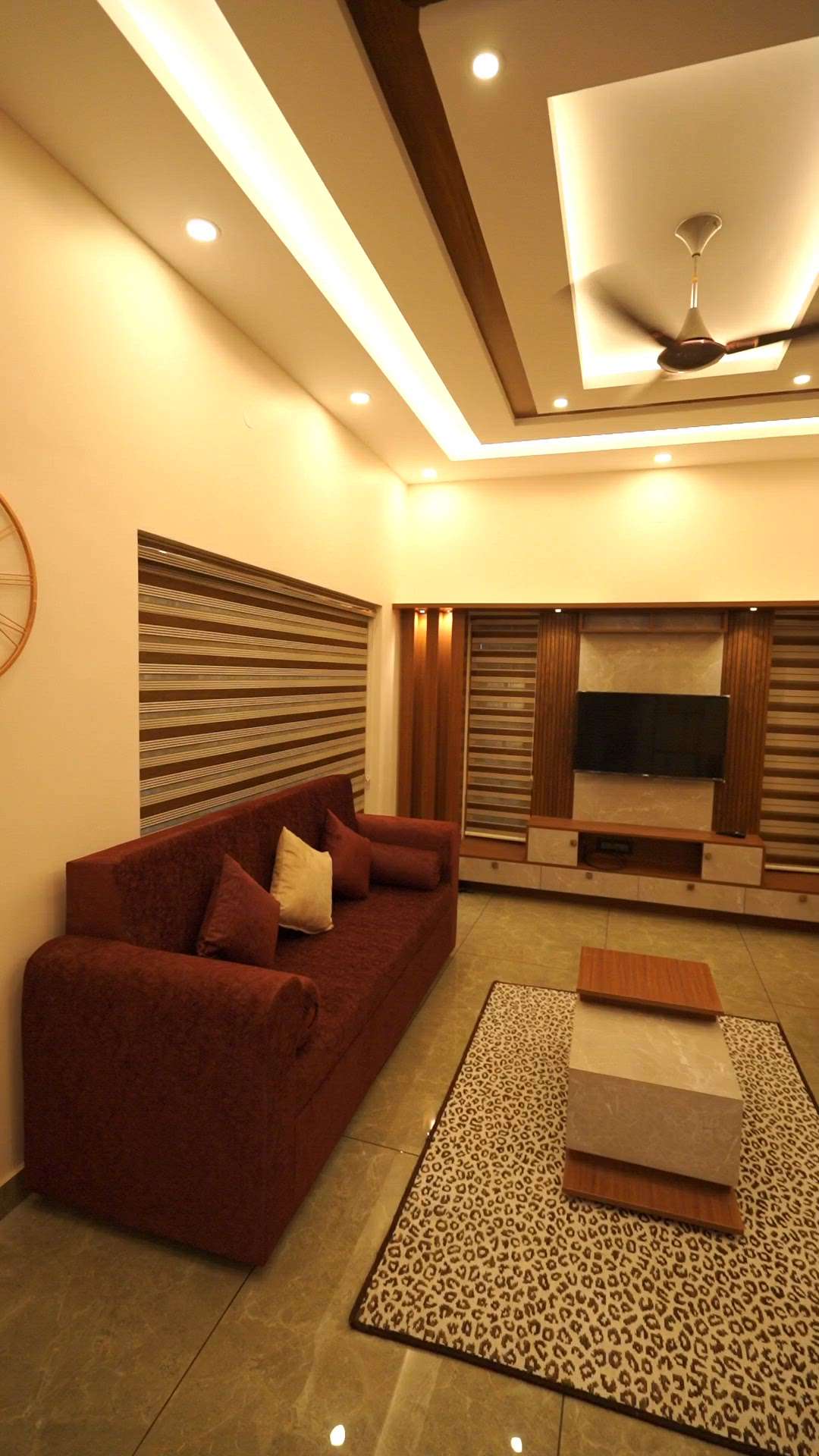 Living Room #completedprojects #LivingroomDesigns #partitiondesign #tvunit #Kollam #kottarakkara #haripad #Alappuzha #Thiruvananthapuram