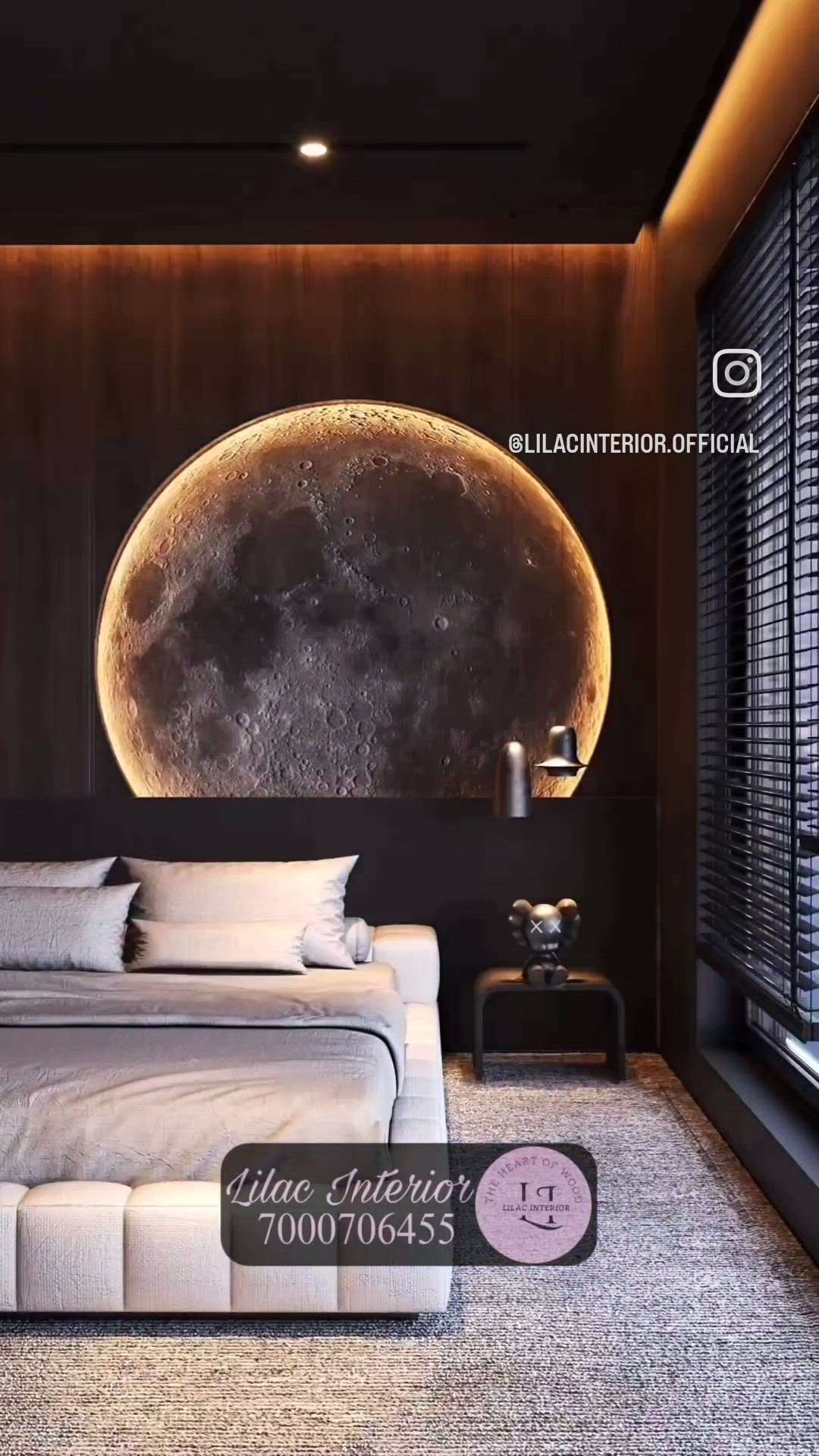 Luxury Bedroom with Moon 🌝
By Lilac Interior 🤩

#bedroommodification
#bedroomfloor
#LUXURY_INTERIOR
#LUXURY_BED
#luxuryinterior
#luxurybedroom
#luxuryhomedecore
#classybedroom #classybed #classyinteriors #moon #moonbacklight #moonlight #moonlovers #classy #BedroomIdea #bedroomreels #reelsinstagram #reelsinsta #reelsindia #moonreels #reels #gurgaon #gurgaonproject #gurugram #gurugramproperty