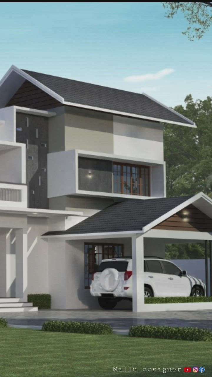Home&Plan  #exterior_Work #ElevationHome #homeplan #budgethouses