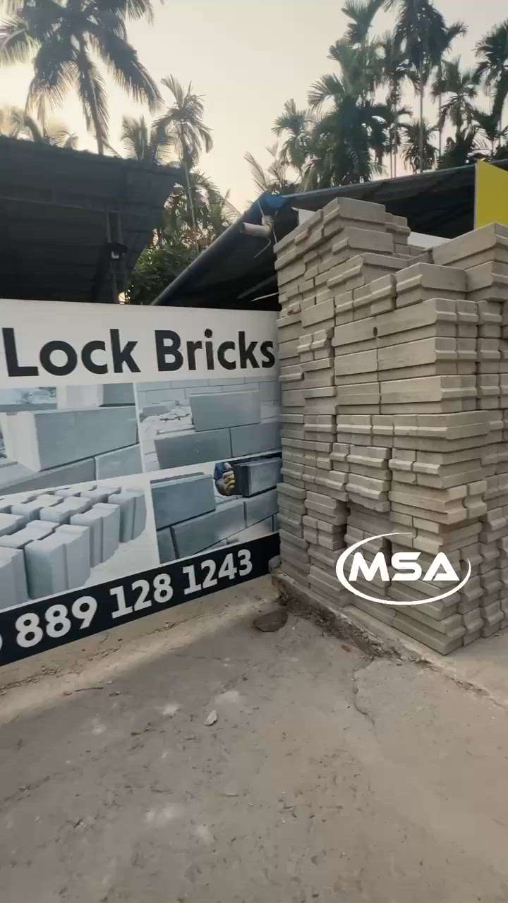 Wall interlock bricks