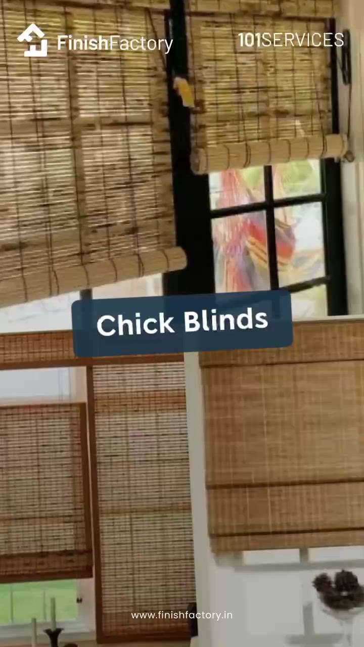 Types of blinds Part 2 👇🏻 

1. Chick blinds
2. Sheer blinds
3. Triple shade blinds
4. Zebra blinds

Save it for later!

For more tips, follow Finish Factory!

📞: 8086 186 101
https://www.finishfactory.in/


#finishfactory #101services #home #swings #types #reels #explore #trending #minimal #aesthetic #dream #swing #latest #homeedition #pergola #exteriors #element #blinds #curtains