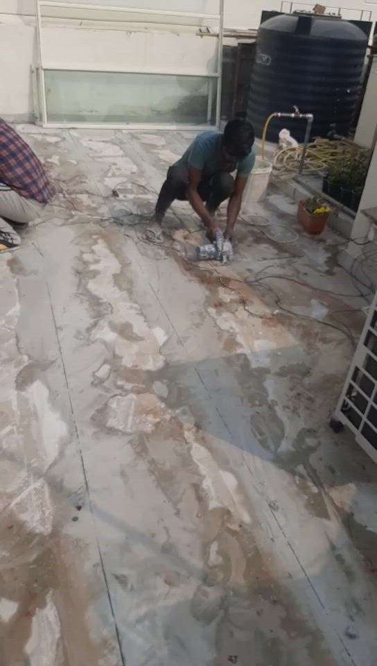purane kota stone main new group grouting work with epoxy filling 3mm group
