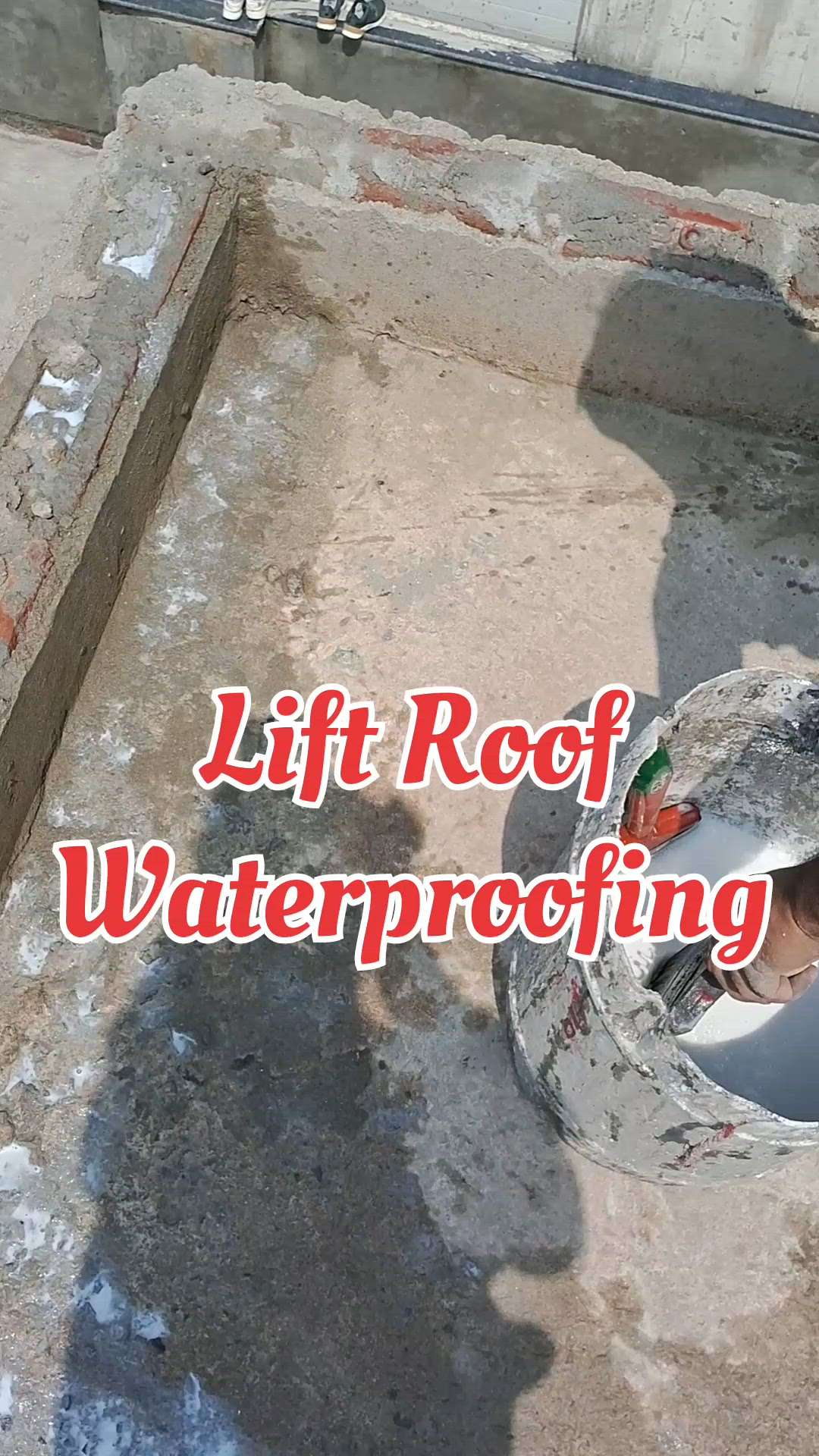 #Lift #liftconstruction #waterproofing #waterproof