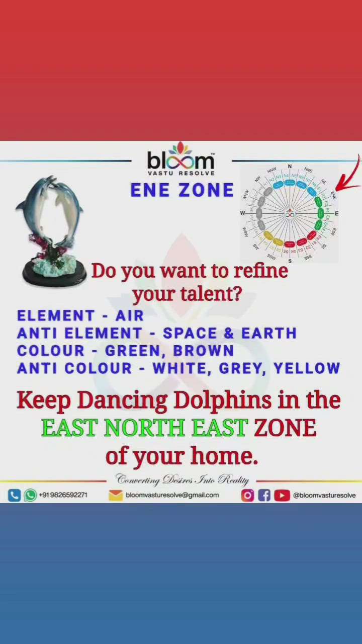 Your queries and comments are always welcome.
For more Vastu please follow @bloomvasturesolve
on YouTube, Instagram & Facebook
.
.
For personal consultation, feel free to contact certified MahaVastu Expert MANISH GUPTA through
M - 9826592271
Or
bloomvasturesolve@gmail.com

#vastu 
#mahavastu 
#bloomvasturesolve
#dolphin 
#talent 
#हुनर
#skill