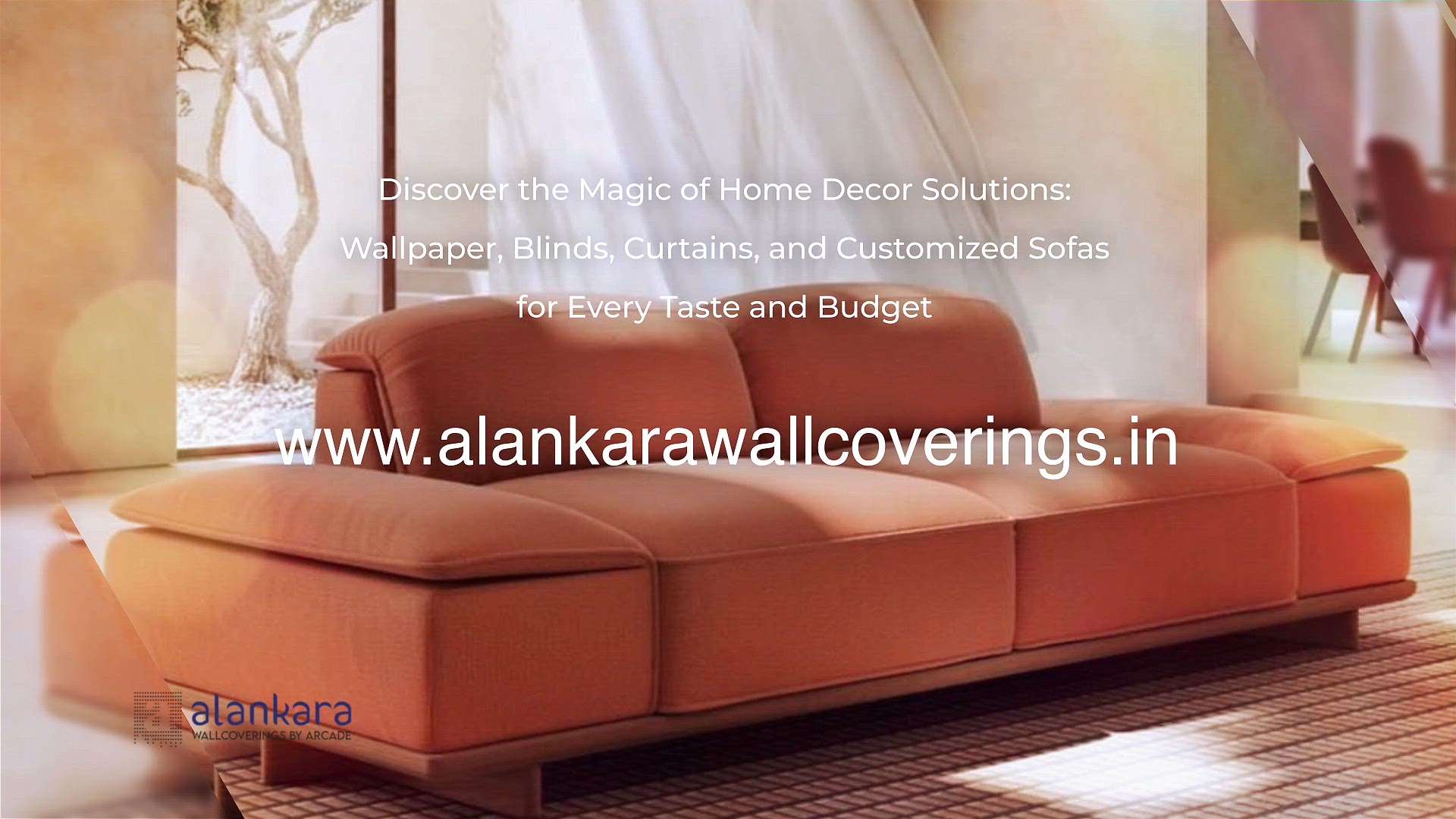Alankara Wall Coverings offers a range of home decor solutions including wall papers, blinds, curtains, and customized sofas, all tailored to suit your personal taste and style. From elegant and classic to contemporary and modern, their expert team of designers can help you create a beautiful and functional living space that reflects your unique personality and lifestyle. With a focus on quality craftsmanship and excellent customer service, Alankara Wall Coverings is the go-to destination for all your interior design needs.

Wonderful Walls. Wonderful Homes. Alankara Promise

Aluva & Calicut 
 Call : 8089181314,  9995340439

Bangalore 
 Call :8129773421, 9995340439

#AlankaraWallCoverings #HomeDecor #Wallpapers #Blinds #Curtains #CustomizedSofas #InteriorDesign #PersonalStyle #QualityCraftsmanship #ExcellentCustomerService #BeautifulLivingSpace #UniquePersonality #Lifestyle
#HomeRenovation #InteriorDecorating #DesignInspiration #HomeImprovement #StyleYourSpace #CustomFurniture #Window