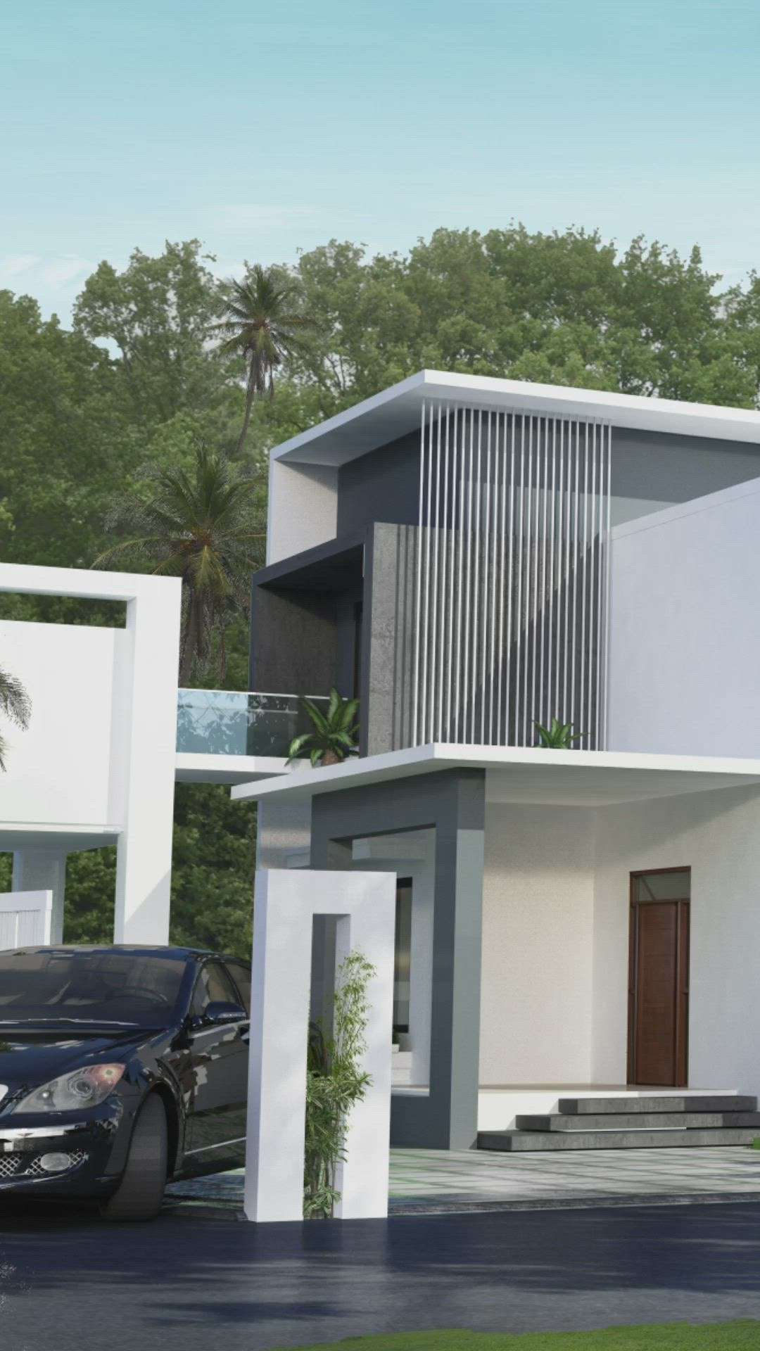extra modern contemporary home design  #HouseDesigns  #KeralaStyleHouse  #ContemporaryHouse  #homeplansdesigns