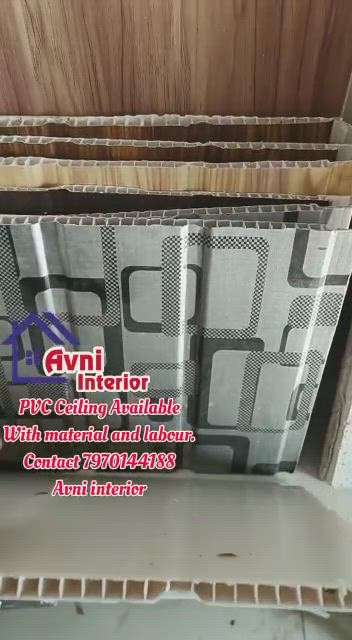 7970144188 PVC False Ceiling panal plus Laboure Work Available... 
Abni interior
7970144188