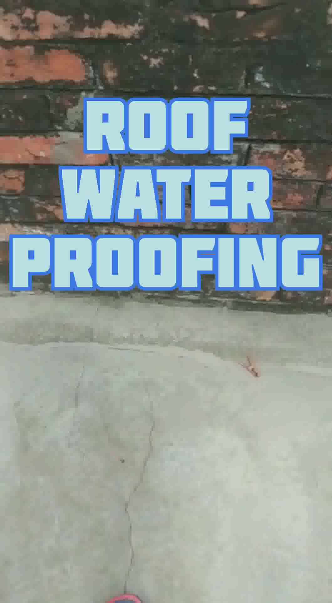 Roof waterproofing
 #WaterProofing