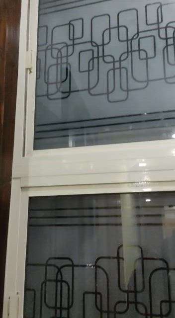 2 track sliding window with 5mm glass & designing