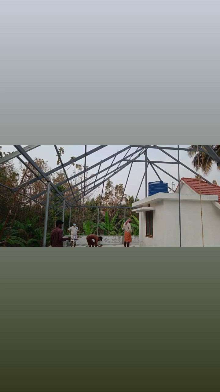 Sheet Work @Palakkad  #KeralaStyleHouse  #kerala #jswroofingsheets  #Palakkad  #HouseConstruction  #HouseRenovation