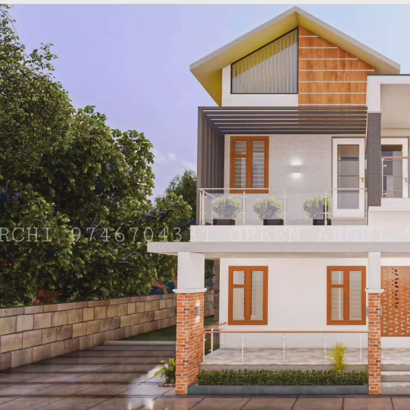 കുറഞ്ഞ ചിലവിൽ വീടിന് അടിപൊളി 3d ചെയ്യാം..
resident design for Srejith Kollam
Green Archi