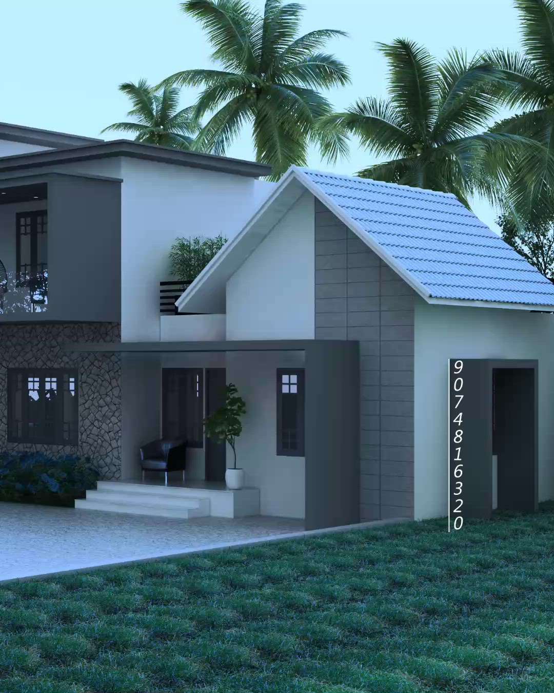 #architecturedesigns  #art   #3dvisual  #3Dvisualization #architecture   #ContemporaryHouse  #KeralaStyleHouse  #keralahomedesignz