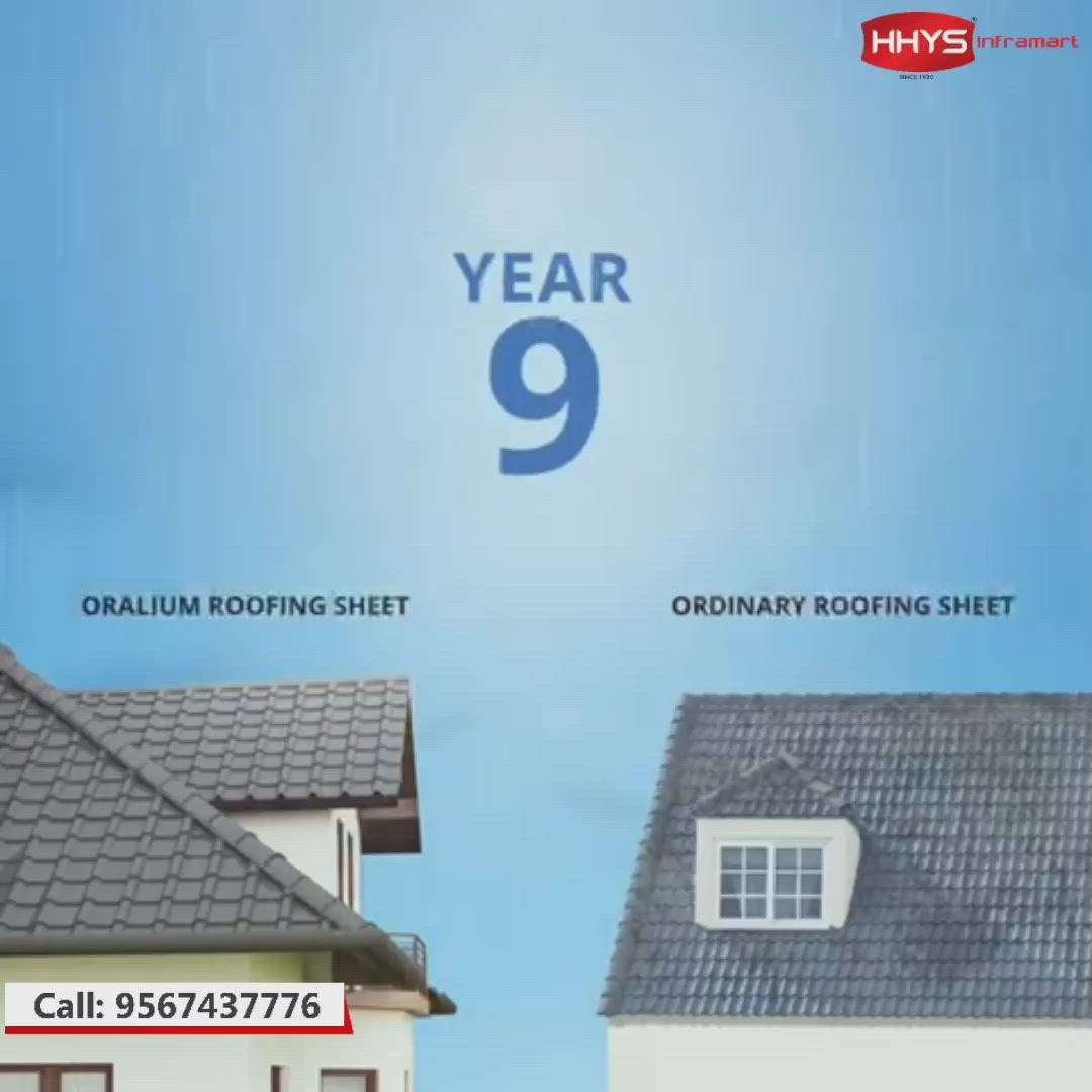 ✅ ORALIUM ROOFING SHEETS

Let your home get 25 years of color guarantee With PVDF Technology. ORALIUM ROOFING SHEETS - Crafted For Lifetime

Visit our HHYS Inframart showroom in Kayamkulam for more details.

𝖧𝖧𝖸𝖲 𝖨𝗇𝖿𝗋𝖺𝗆𝖺𝗋𝗍
𝖬𝗎𝗄𝗄𝖺𝗏𝖺𝗅𝖺 𝖩𝗇 , 𝖪𝖺𝗒𝖺𝗆𝗄𝗎𝗅𝖺𝗆
𝖠𝗅𝖾𝗉𝗉𝖾𝗒 - 690502

Call us for more Details :
+91 95674 37776.

✉️ info@hhys.in

🌐 https://hhys.in/

✔️ Whatsapp Now : https://wa.me/+919567437776

#hhys #hhysinframart #buildingmaterials #oralium #roofingsheets