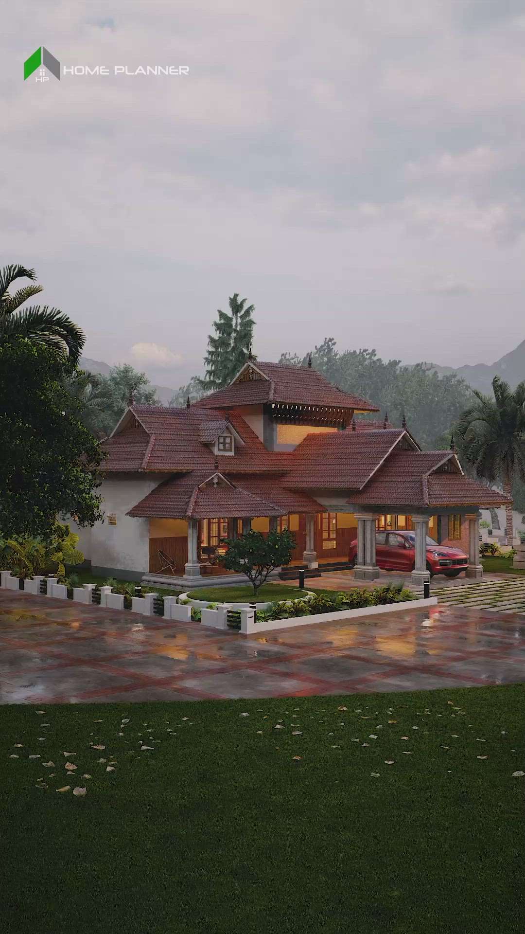 "Step into Timeless Elegance: Exploring Kerala's Traditional House Design ✨🏡
 #homeplanner