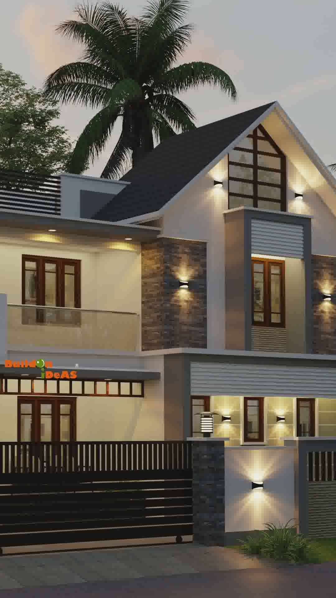 Beautiful house #3delevation  #3dhousedesign #best3ddesigner #3Ddesigner  #homedesignkerala #home3d #ElevationHome