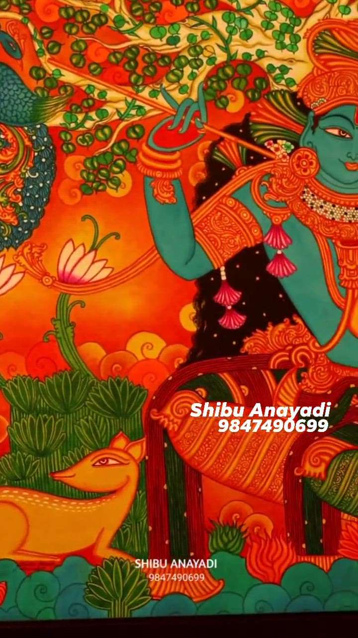 mural paintings
Krishna and Radha paintings