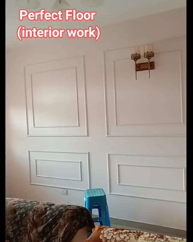 wall Moulding work done in Faridabad  #homedecor #WallDecors #moulding
