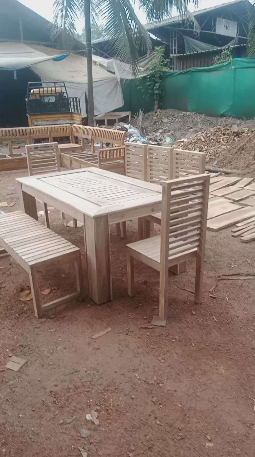 Dining Table set #DiningChairs #DiningTable #woodendiningtable