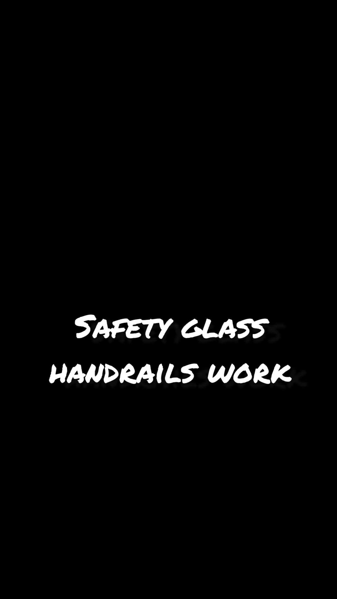safety glass handrails work#site kadachira, kannur#