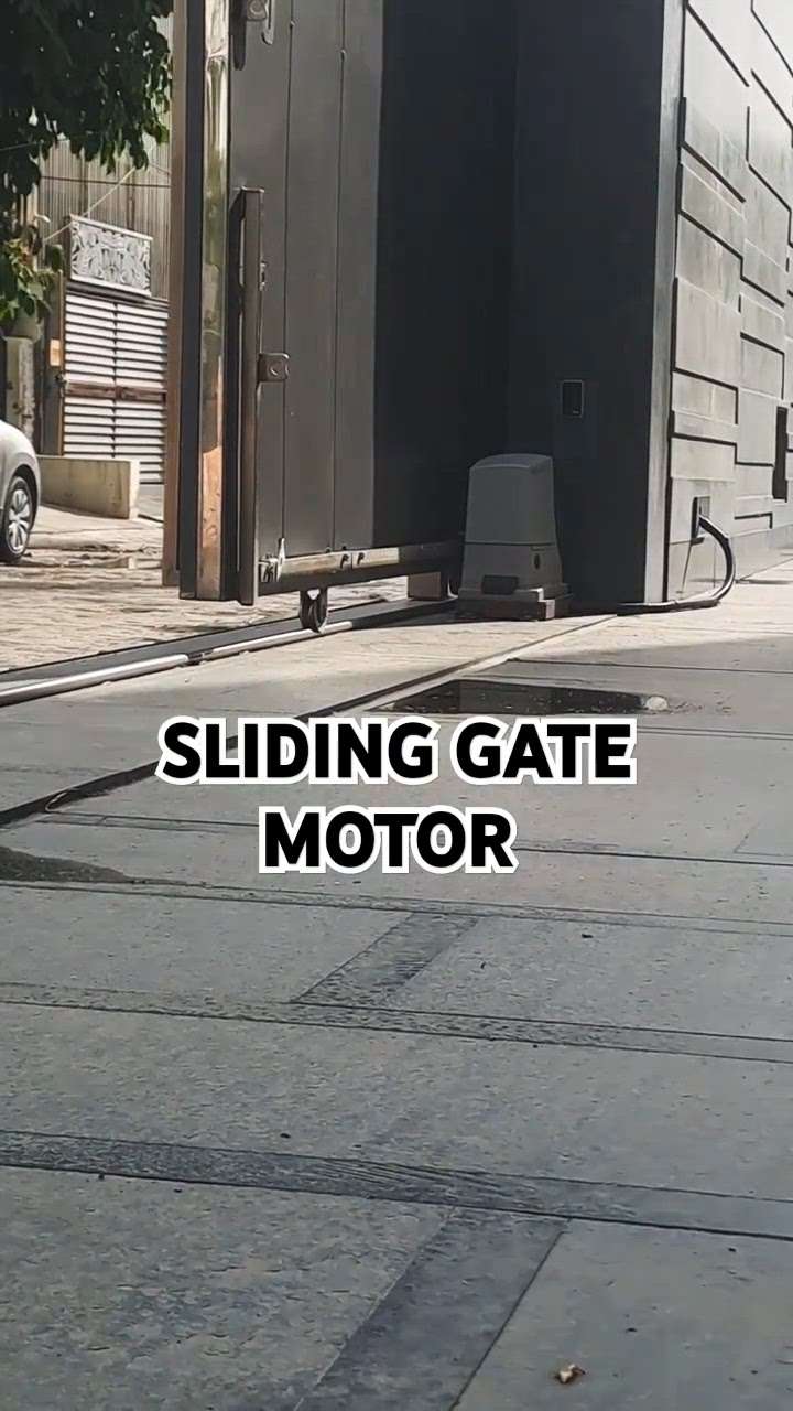 Nice, Robotic gate motor  #motrized sliding gate